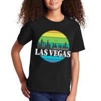 Las Vegas Retro Skyline Kids T-Shirt