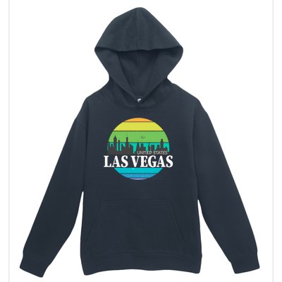 Las Vegas Retro Skyline Urban Pullover Hoodie