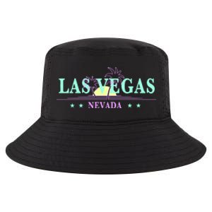 Las Vegas Retro Sunset Palm Trees Cool Comfort Performance Bucket Hat