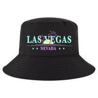 Las Vegas Retro Sunset Palm Trees Cool Comfort Performance Bucket Hat