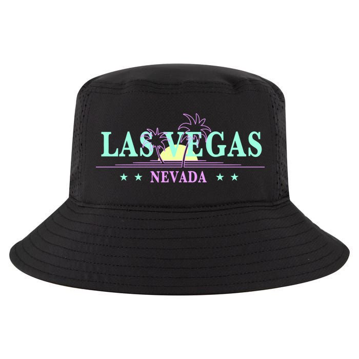 Las Vegas Retro Sunset Palm Trees Cool Comfort Performance Bucket Hat
