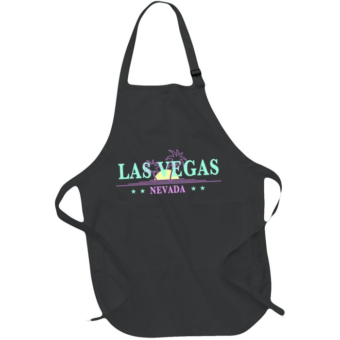 Las Vegas Retro Sunset Palm Trees Apron