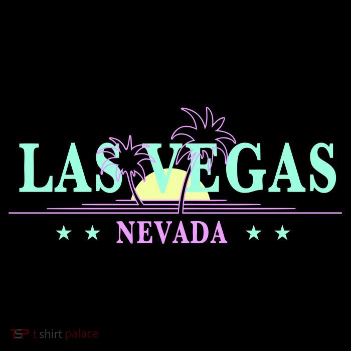 Las Vegas Retro Sunset Palm Trees City Backpack