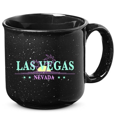 Las Vegas Retro Sunset Palm Trees 15oz Campfire Ceramic Mug