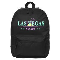 Las Vegas Retro Sunset Palm Trees 16 in Basic Backpack