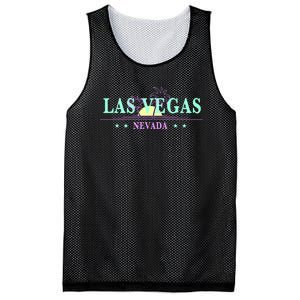 Las Vegas Retro Sunset Palm Trees Mesh Reversible Basketball Jersey Tank