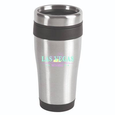 Las Vegas Retro Sunset Palm Trees 16oz Travel Tumbler