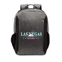 Las Vegas Retro Sunset Palm Trees Vector Backpack