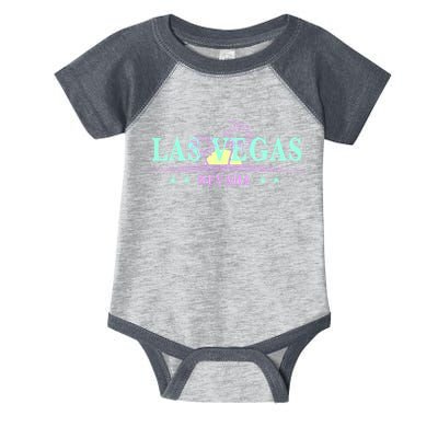 Las Vegas Retro Sunset Palm Trees Infant Baby Jersey Bodysuit