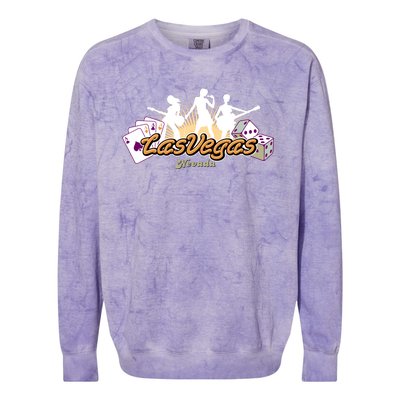 Las Vegas Rock Colorblast Crewneck Sweatshirt