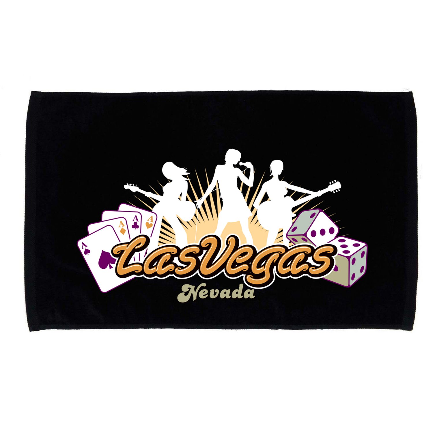 Las Vegas Rock Microfiber Hand Towel