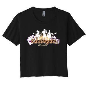 Las Vegas Rock Women's Crop Top Tee