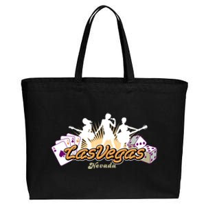 Las Vegas Rock Cotton Canvas Jumbo Tote