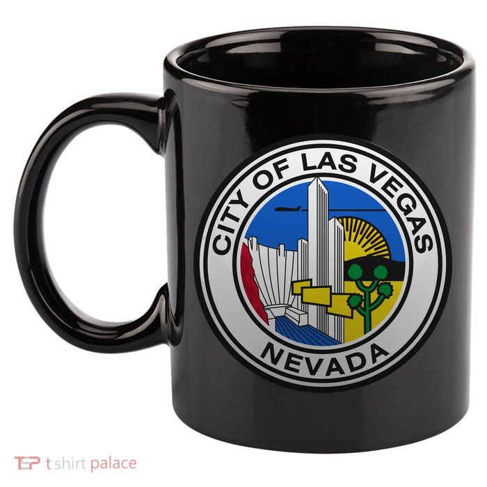 Las Vegas Seal 11oz C Handle Ceramic Mug