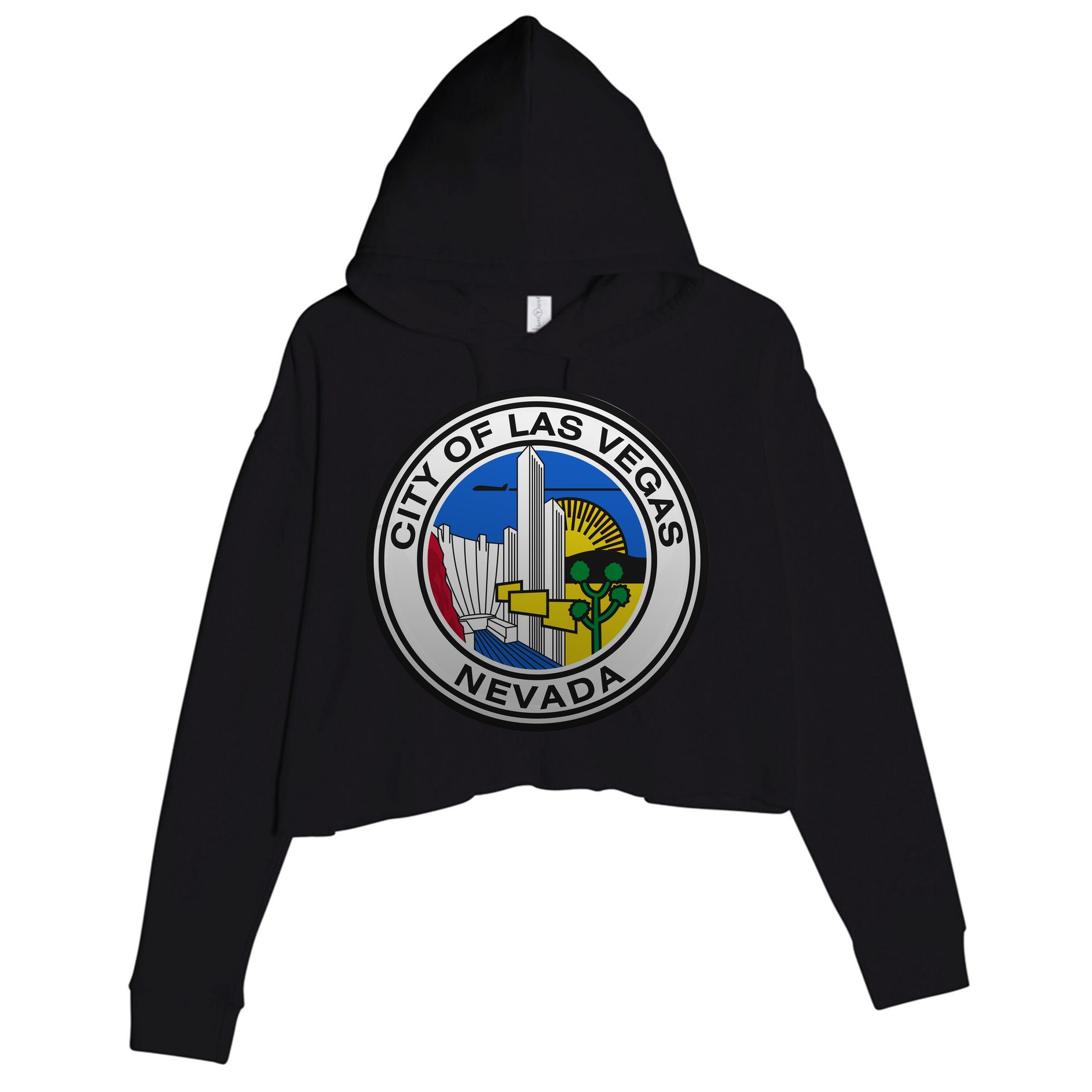 Las Vegas Seal Crop Fleece Hoodie