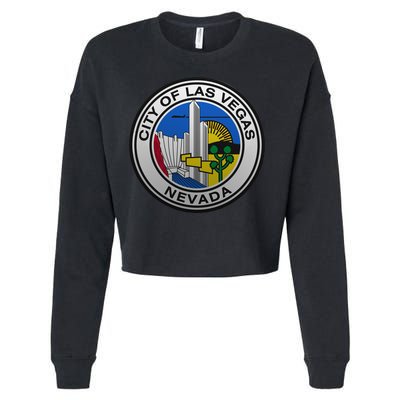 Las Vegas Seal Cropped Pullover Crew