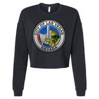 Las Vegas Seal Cropped Pullover Crew