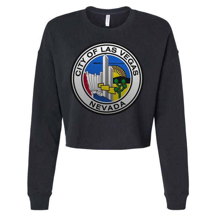 Las Vegas Seal Cropped Pullover Crew