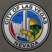 Las Vegas Seal Cotton Canvas Backpack