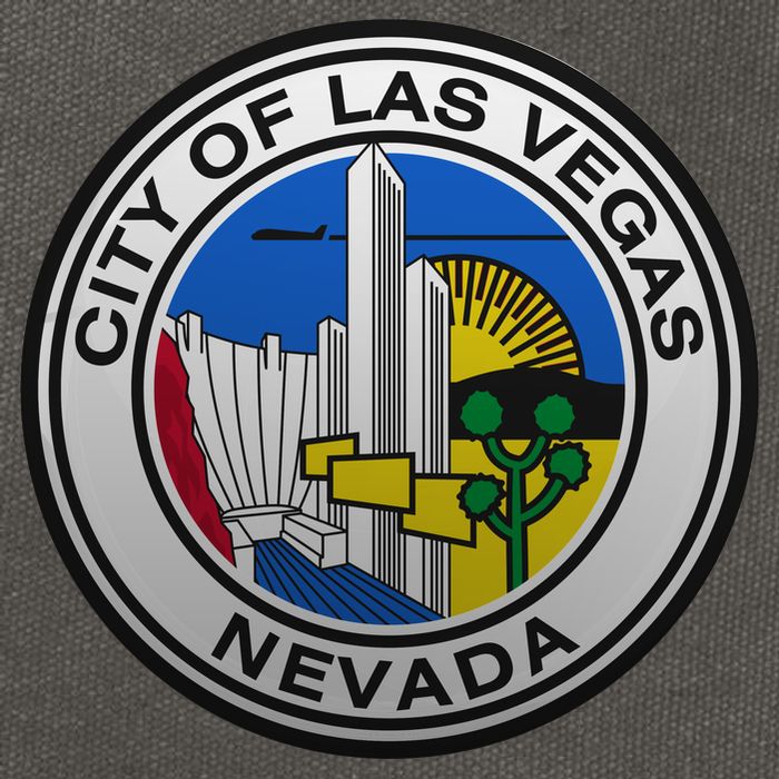 Las Vegas Seal Cotton Canvas Backpack