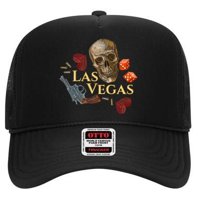 Las Vegas Sin City High Crown Mesh Back Trucker Hat