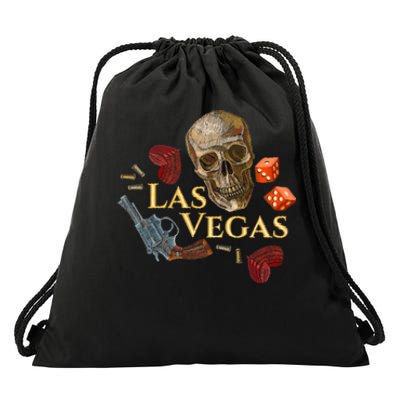 Las Vegas Sin City Drawstring Bag