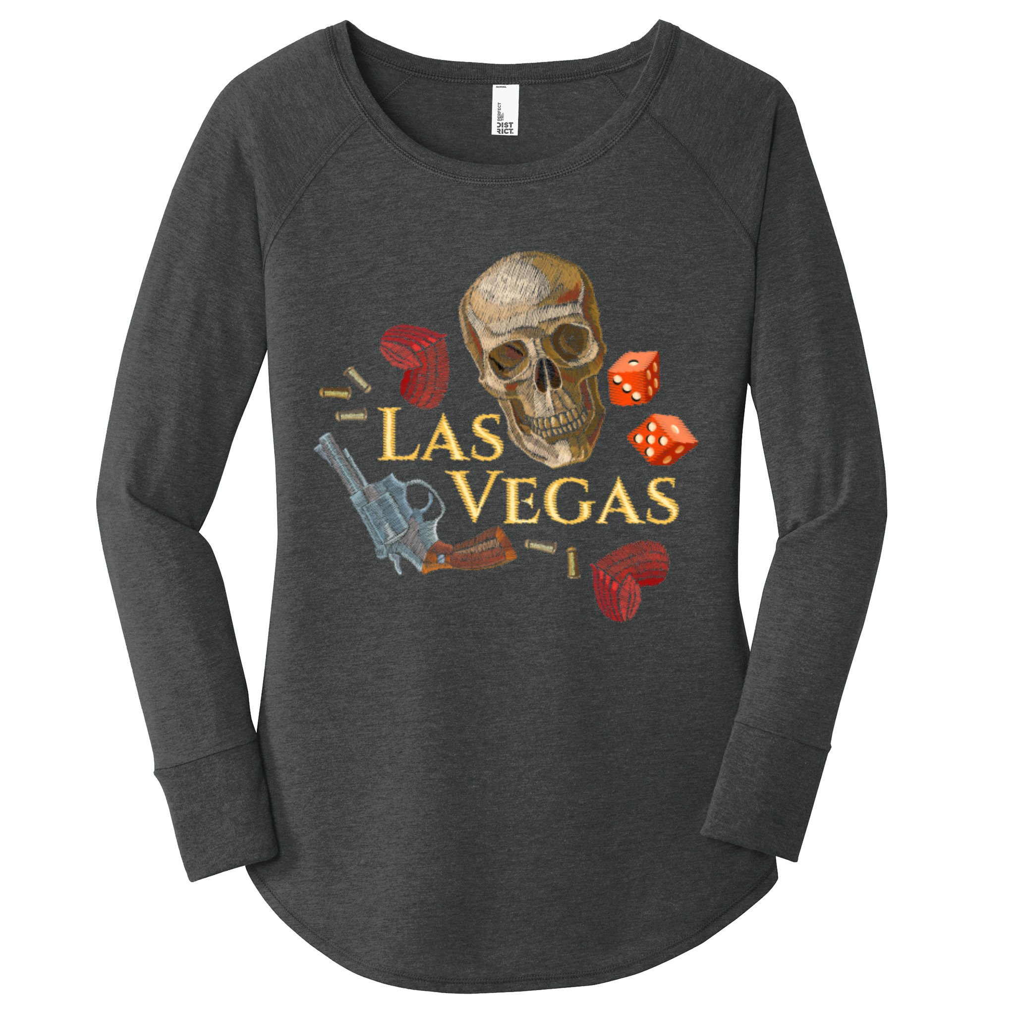 Las Vegas Sin City Women's Perfect Tri Tunic Long Sleeve Shirt