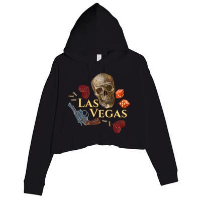 Las Vegas Sin City Crop Fleece Hoodie