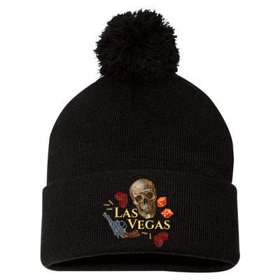 Las Vegas Sin City Pom Pom 12in Knit Beanie