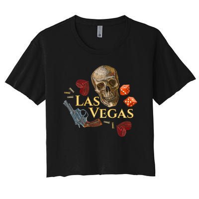 Las Vegas Sin City Women's Crop Top Tee