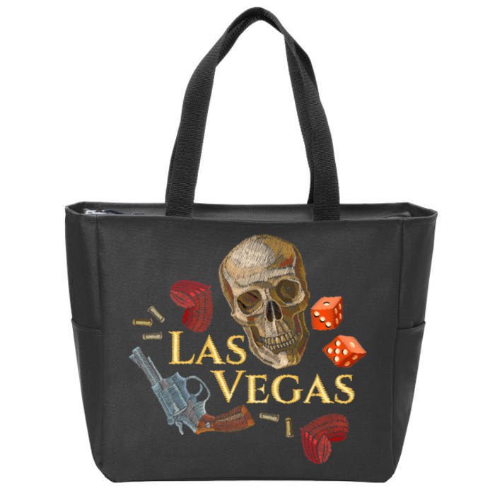 Las Vegas Sin City Zip Tote Bag