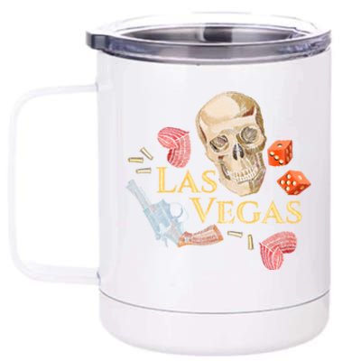 Las Vegas Sin City 12 oz Stainless Steel Tumbler Cup