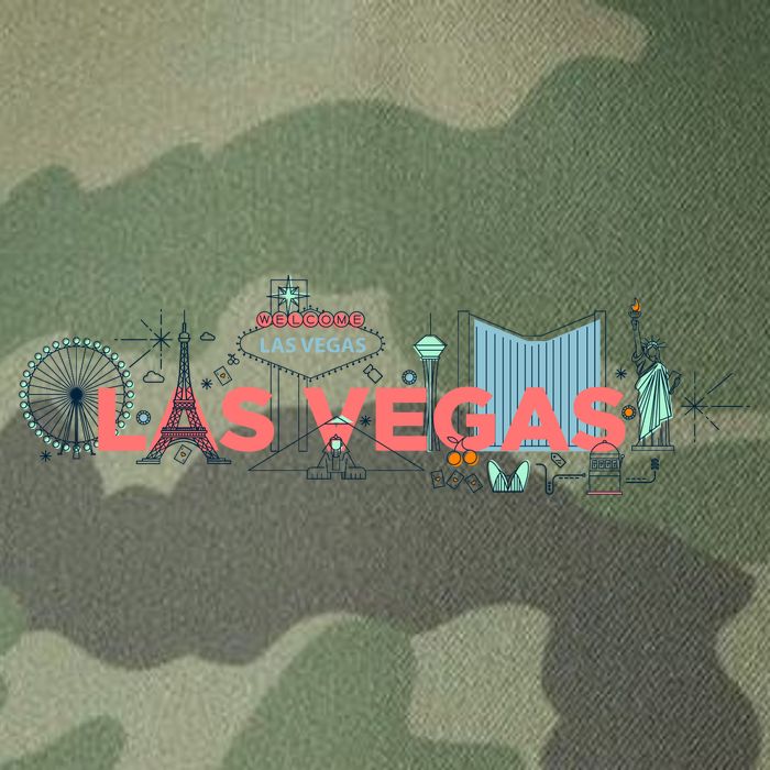 LAS Vegas Sketch Skyline Legacy Tie Dye Trucker Hat