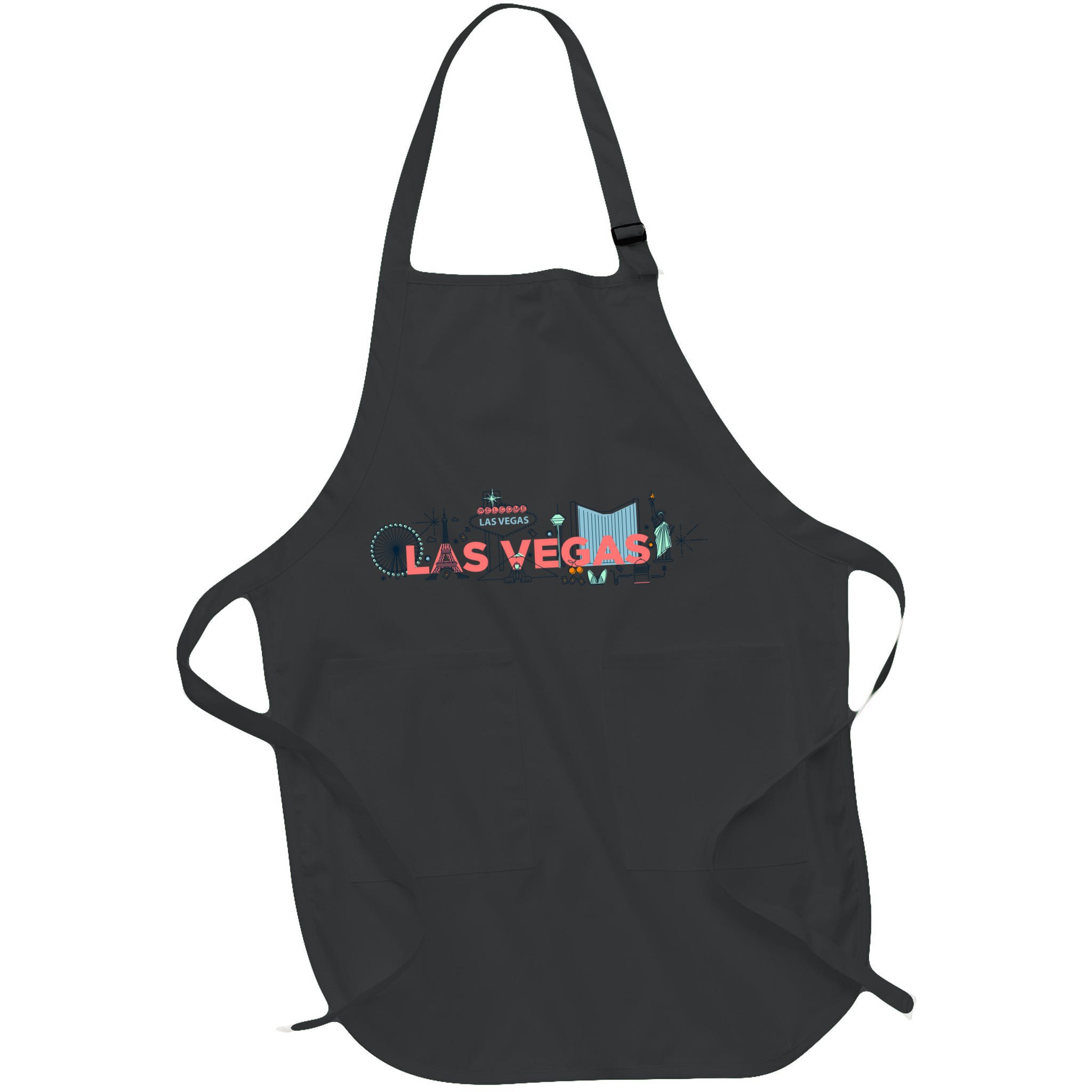 LAS Vegas Sketch Skyline Apron