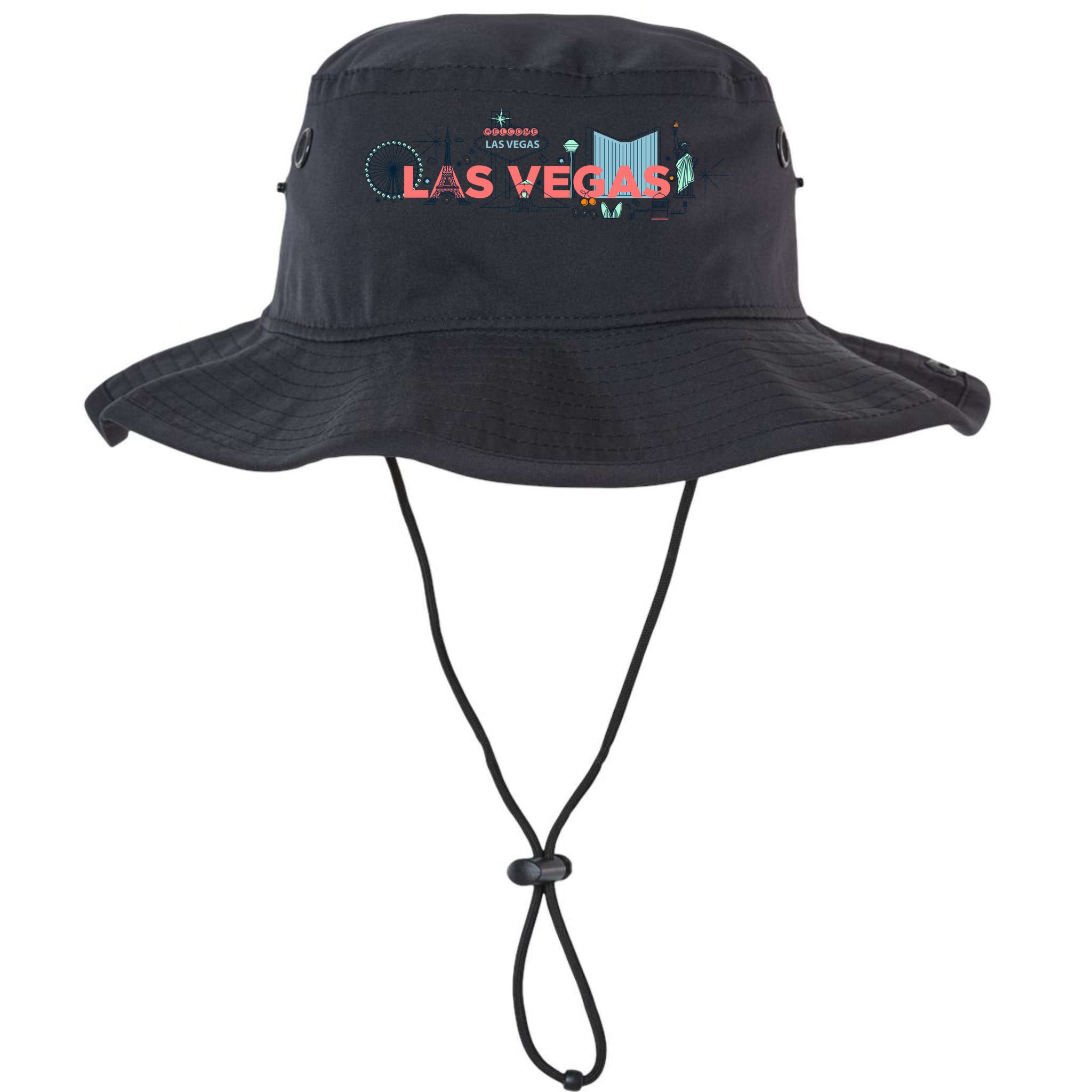 LAS Vegas Sketch Skyline Bucket Hat
