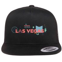 LAS Vegas Sketch Skyline Flatbill Hat