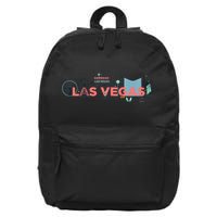 LAS Vegas Sketch Skyline 16 in Basic Backpack