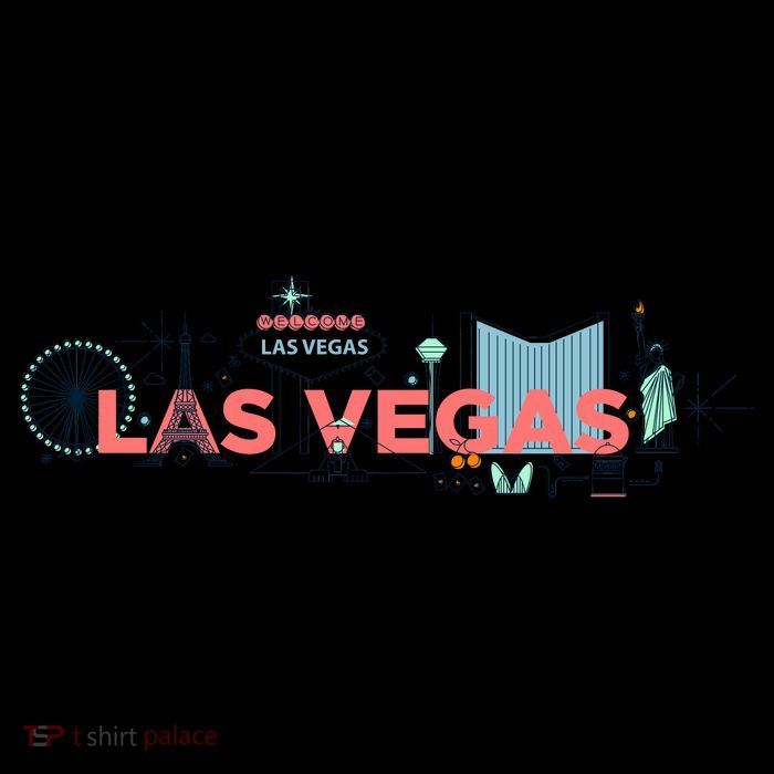 LAS Vegas Sketch Skyline 16 in Basic Backpack