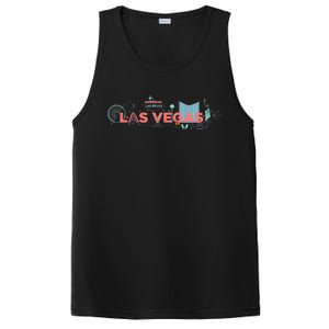 LAS Vegas Sketch Skyline PosiCharge Competitor Tank