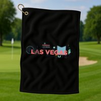 LAS Vegas Sketch Skyline Golf Towel