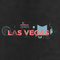 LAS Vegas Sketch Skyline Golf Towel
