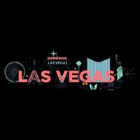LAS Vegas Sketch Skyline Wool Snapback Cap