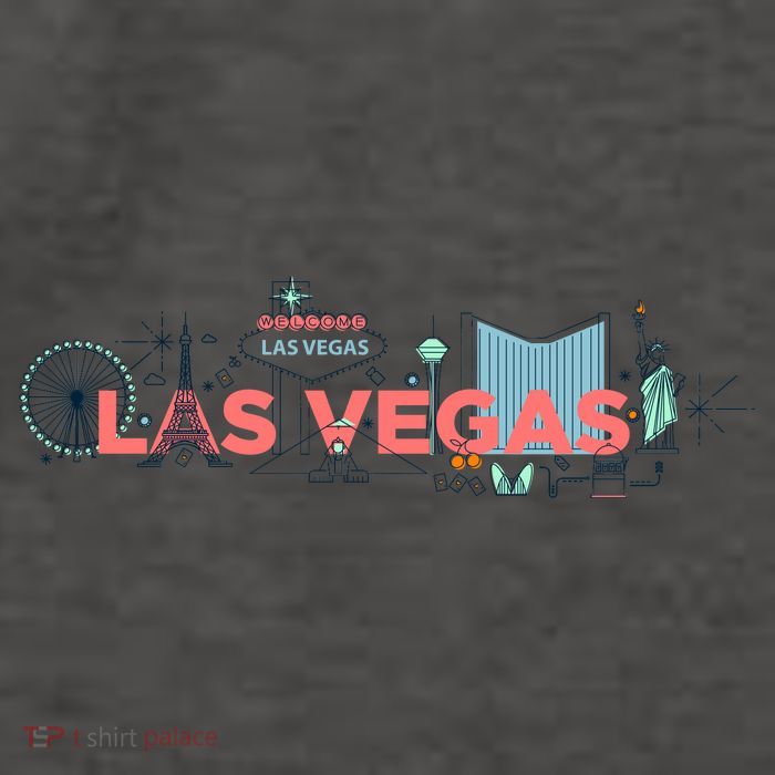 LAS Vegas Sketch Skyline Vector Backpack