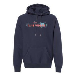 LAS Vegas Sketch Skyline Premium Hoodie