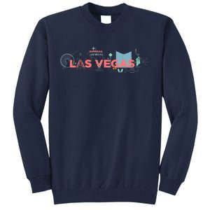 LAS Vegas Sketch Skyline Tall Sweatshirt