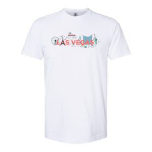 LAS Vegas Sketch Skyline Softstyle CVC T-Shirt