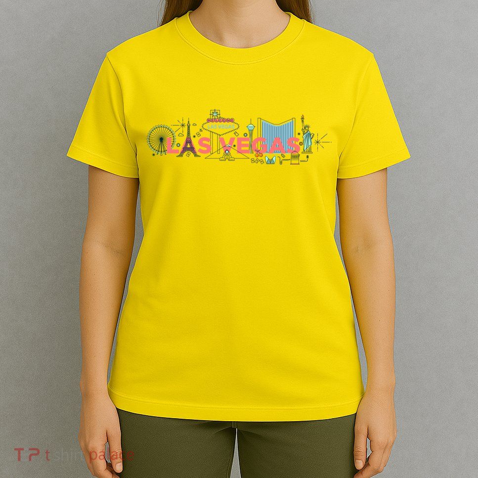 LAS Vegas Sketch Skyline T-Shirt