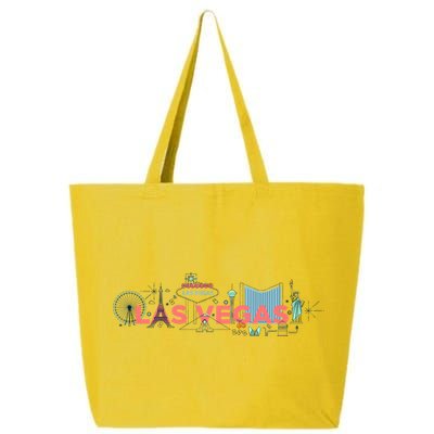LAS Vegas Sketch Skyline 25L Jumbo Tote