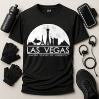 Las Vegas Skyline Cooling Performance Crew T-Shirt
