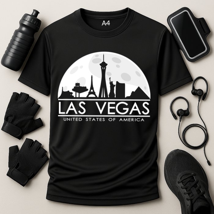 Las Vegas Skyline Cooling Performance Crew T-Shirt